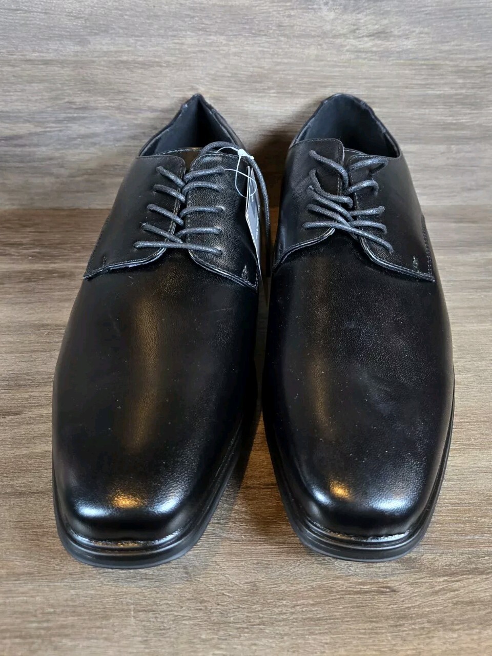 SAOLA Scarpe eleganti Van Heu Chester Oxford Derby ecopelle stringate taglia 12W larghe NUOVE