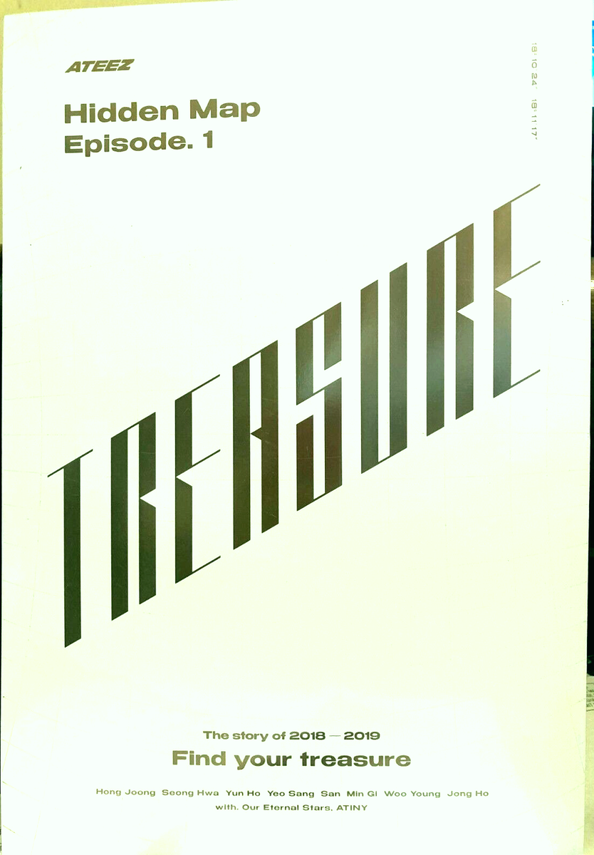 ATEEZ TREASURE : Hidden Map Photobooks Episode 1 and 2 | eBay