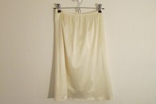 Vanity Fair Half Slip Beige Size Medium Lace Detail made in USA