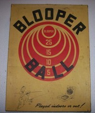 RARE Vintage Blooper Ball SKEE BALL Tabletop Board Game by Valley City Novelty 