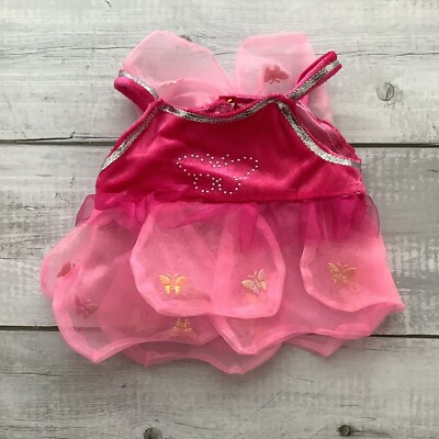 Bear Factory Pink Ballerina Dance Outfit Butterfly Wings Tutu Doll Clothing