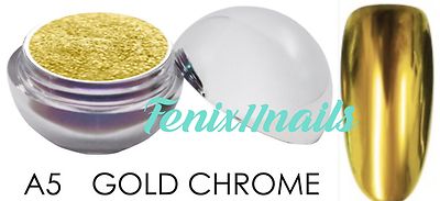New! AORA MIRROR CHROME Metal Shine Polarized LIQUID POLYMER~ Pick Powder Color 