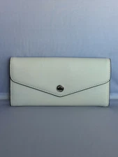 NWT Michael Kors Greenwich Color Block Envelope Carryall Wallet - Optic/Navy