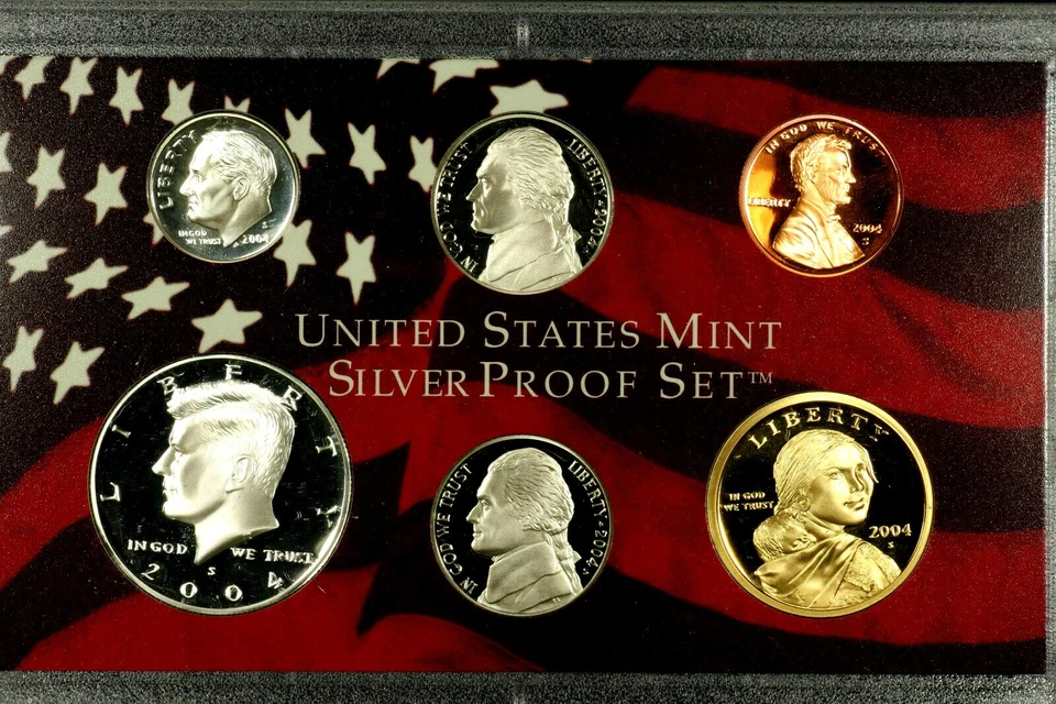 2004-S US Silver Proof Mint Set 10 Coins 20uwtt0925 - Image 4 of 4