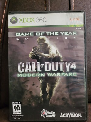 Call Of Duty 4 Modern Warfare Game Of The Year Edition, Xbox 360 Video Game