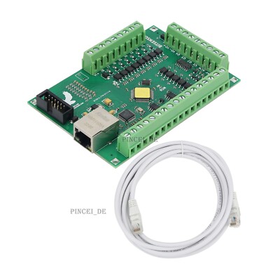 5-Axis Ethernet Motion Card Mach3 Breakout Board Controller Board f/ Engraver
