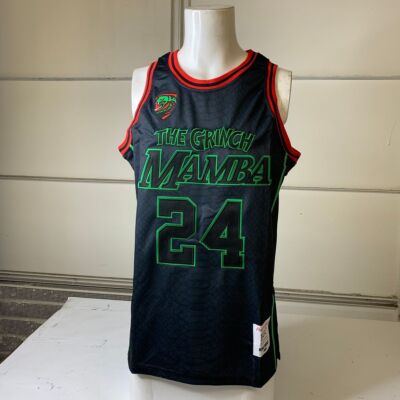 HEADGEAR CLASSICS Grinch Mamba Basketball Jersey Men's Size 3XL Black