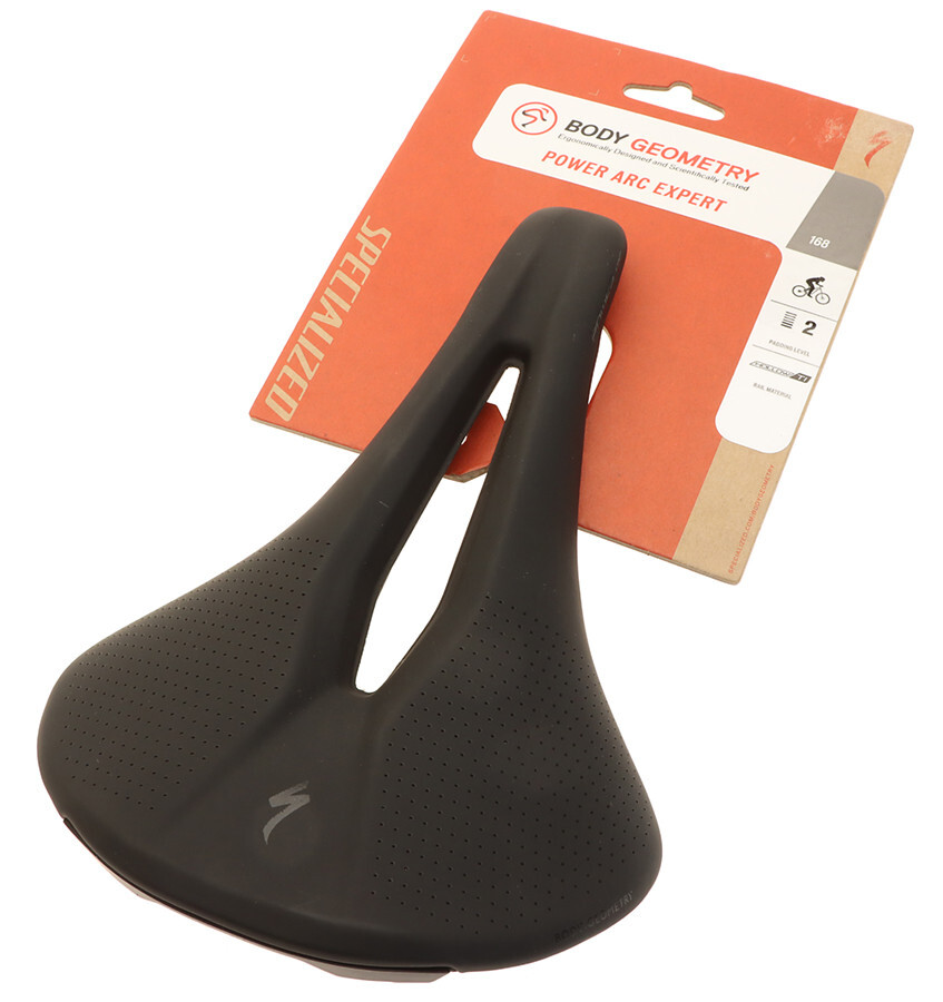 Specialized Power Arc Expert 168mm Saddle Black Hollow Ti Rails