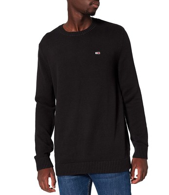 Tommy Jeans Maglione G Uomo Mod. DM0DM11856 BDS Nero | eBay