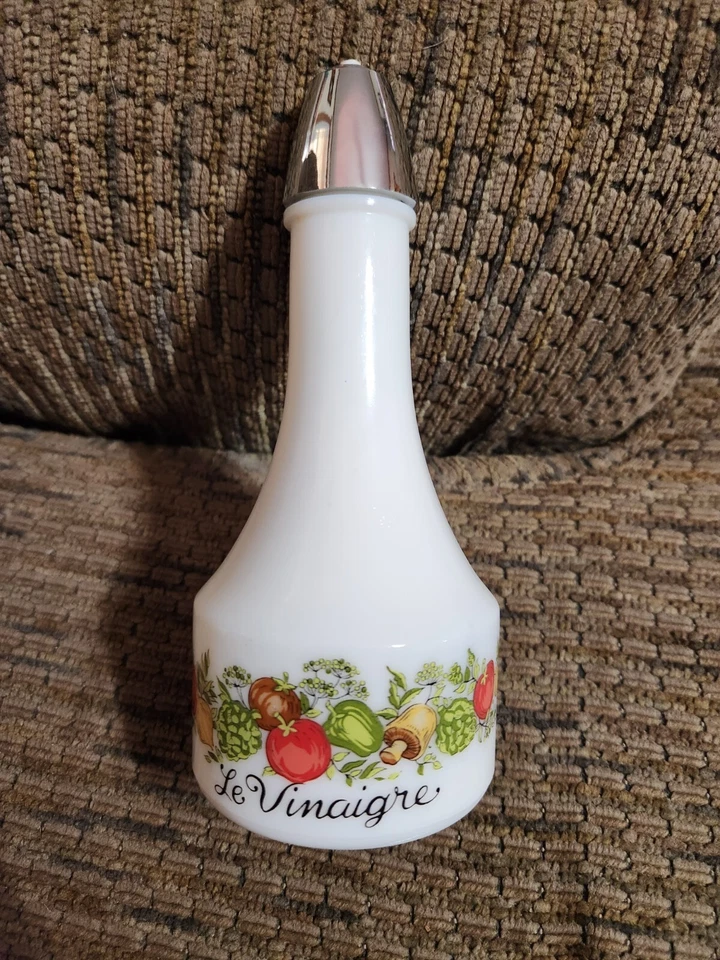 Botellas de vinagre de aceite Spice of Life vintage Gemco L'Huile Le Vinaigre EE. UU. Foto 2 de 4