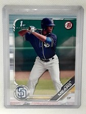 Joshua Mears 2019 Bowman Draft Baseball - 1st #BD-180 - San Diego Padres