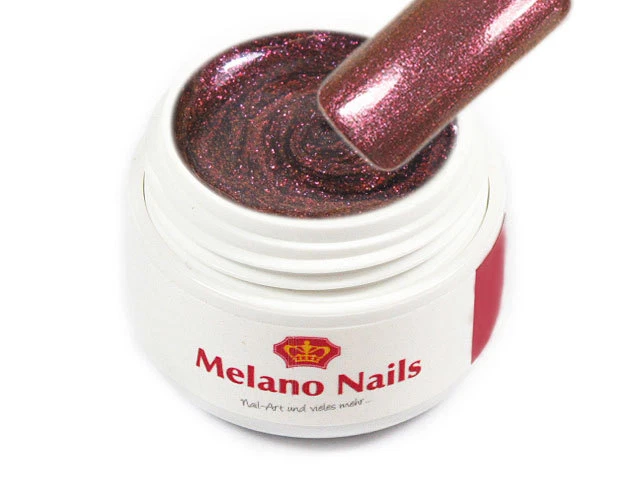 MELANO NAILS Gel UV Brillo Hecho en Alemania 5ml Efecto Harmony Stars