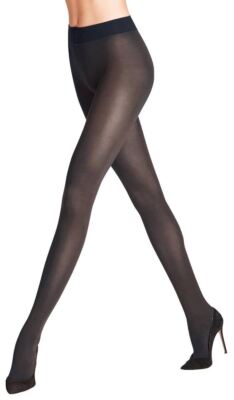 Falke Damen Fine Softness Einfach Modal Strumpfhose - Blau