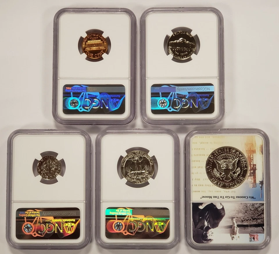 1964 United States US Proof 5-Coin Set - NGC PF 69 - Tomaska Aspiration - X3902 - Image 2 of 4