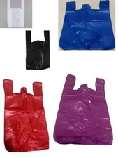Any Color Bags 1/10  XSmall  8 x 4 x 15  T-Shirt Plastic Grocery Shopping  Bags