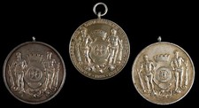 GERMANY WEIMAR REPUBLIC,  1926 & 1928 TRIO OF SHOOTING MEDALS