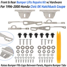 Front & Rear Bumper Lifts For Honda Civic EK Hatchback With Hardware US Hatch