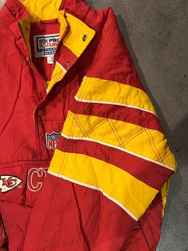 Vintage Kansas City Chiefs Starter Jacket Small pullover NFL Football - Picture 4 of 6