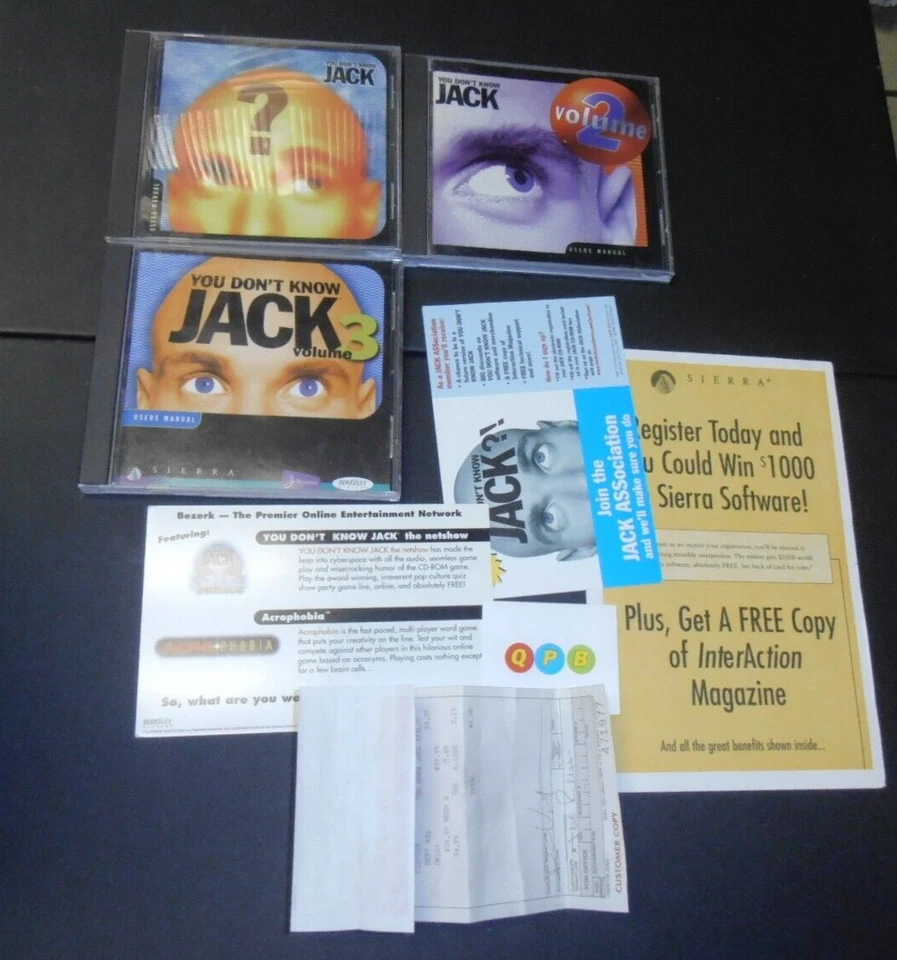 You Don't Know Jack Huge XXXL (PC, Mac, 1997) Complete - Image 2 of 2
