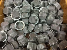 18x Pipe Screen 12mm 1/2" Dome Rim Cup Basket Fine Mesh Bowl Glass Male Slide