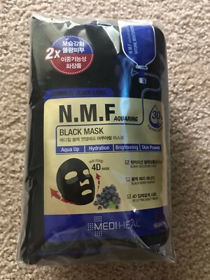 Mediheal Black N.M.F Aquaring Mask, Product of Korea, Buy more Save more