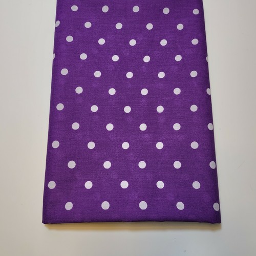 PEA PIN SPOT PUDSEY DOT FABRIC POLYCOTTON DRESS CRAFT QUILTING MATERIAL 44" - Picture 8 of 35
