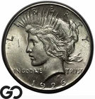 1926 Peace Dollar, Very Nice BU++