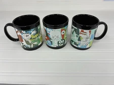 3- CARTOON NETWORK RARE EMPLOYEE GIFT MUG SET CHOWDER FOSTER’S HOME JIMMY’S HEAD