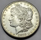 1878 CC Carson City U.S. Silver Morgan Dollar - XF / Light Clean