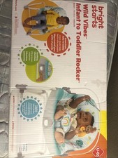 Wild Vibe Infant Toddler Rocker Baby Rocker Rocking Chair Baby Rocker Blue New