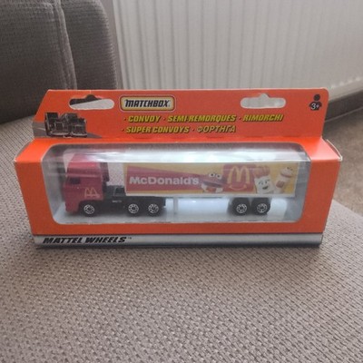 DAF 3300 SPACE CAB MCDONALD'S ROT WEISS MATCHBOX CONVOY VON 1999 IN OVP BOX
