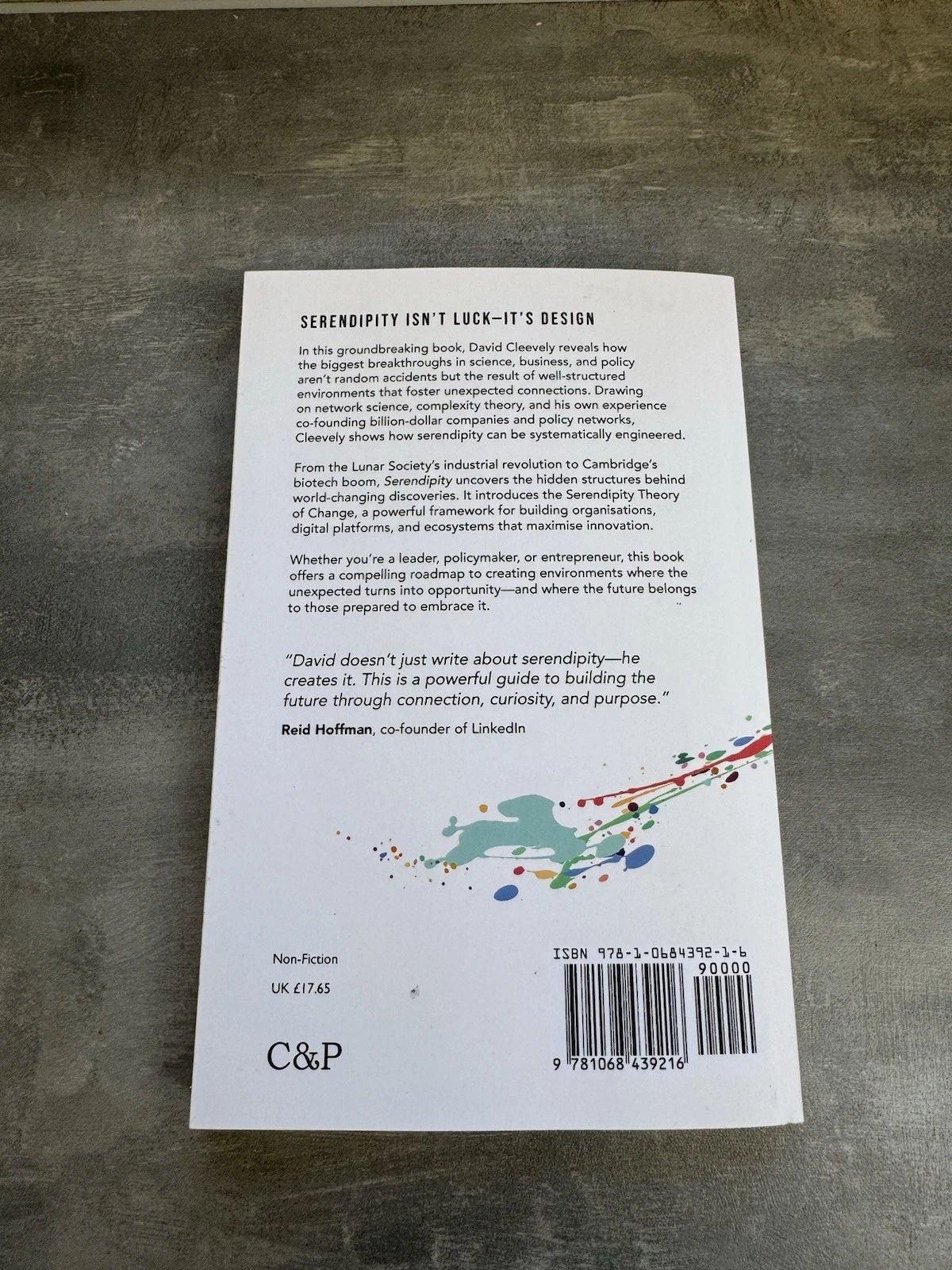 Serendipity It Doesn't Happen by Accident David Cleevely Brand New 3