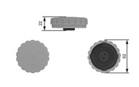 Verschlussdeckel KüHlmittelbehäLter Gates RC235 FüR J89 Chevrolet Zafira Opel Tr