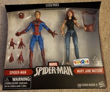 Hasbro Marvel Legends Spider-Man Mary Jane 2 pack Toys R Us exclusive NEW SEALED