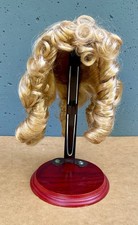 Beautiful Vintage Blonde Ringlet Wig For Antique Doll-Would Fit 9 Inch Doll Head