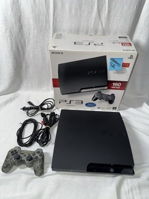 PlayStation 3 PS3 Slim 160GB Console CECH-2501A Completed In box CIB. TESTED!!