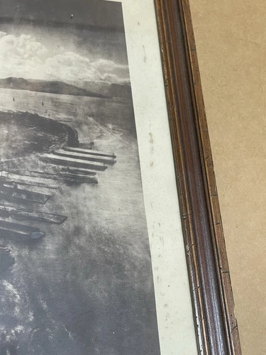 1906 San Francisco Earthquake Aerial Panorama Photo, Genuine Silver Print 12x36 - Picture 14 of 16