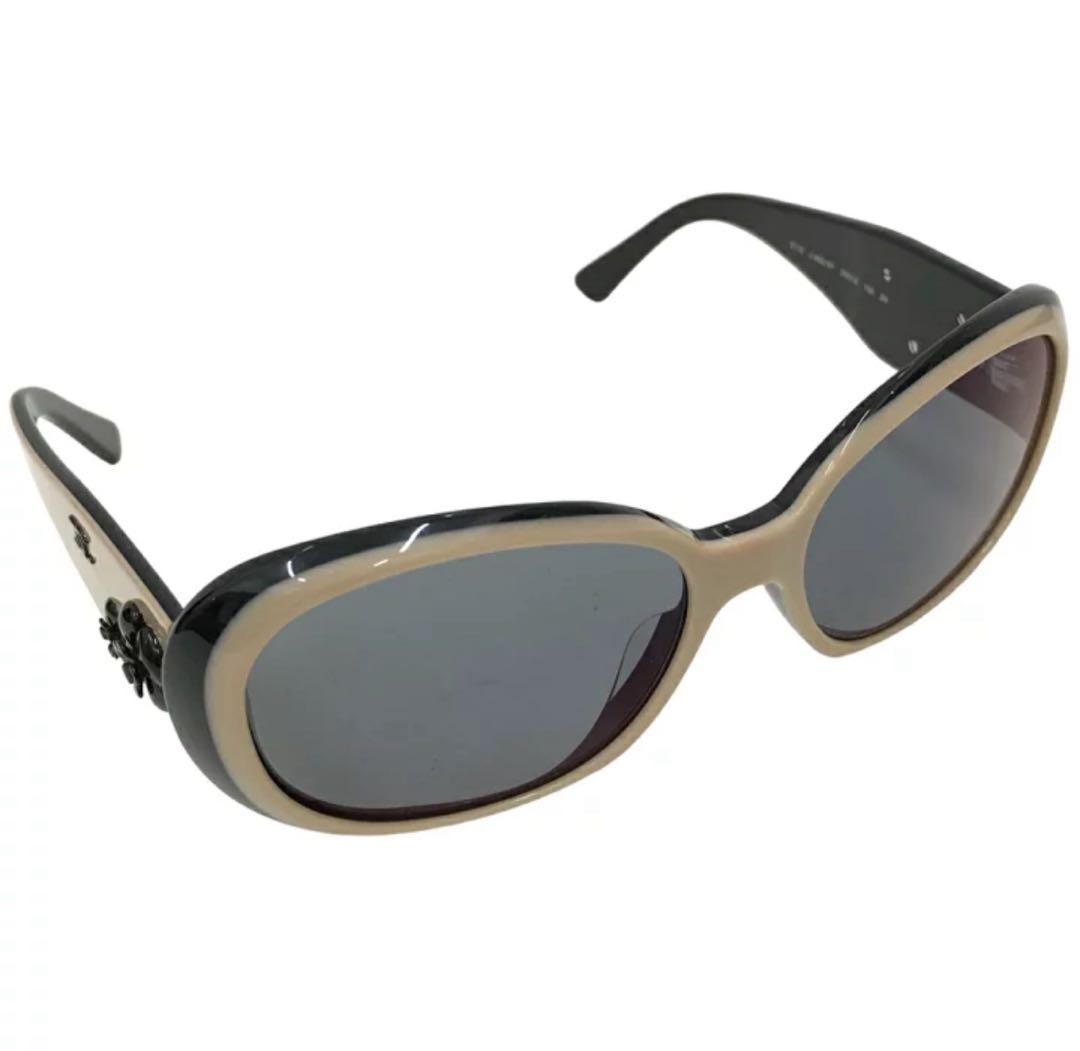 CHANEL Camellia Coco Mark Sunglasses with Signature Logo