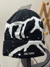 Arc'teryx Grotto Toque Beanie   Black Merino Wool Winter Hat Unisex Outdoor Warm