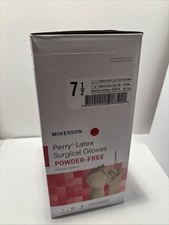 McKesson Perry Latex Surgical Glove Standard Cuff Length SIZE 7.5 / 50 per Box