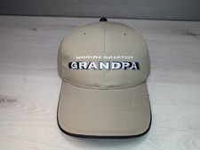 "The World's GREATEST Grandpa" Baseball BallCap Cap Hat Snap Back EXCELLENT