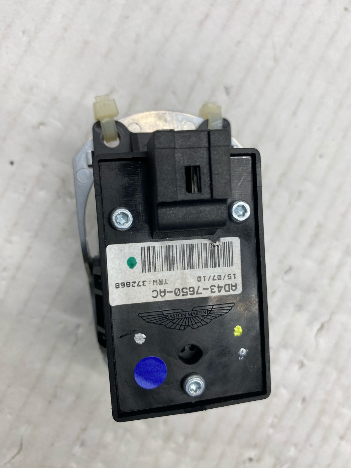 ASTON MARTIN RAPIDE ELECTRONIC PARKING BRAKE SWITCH AD43-7650-AC OEM