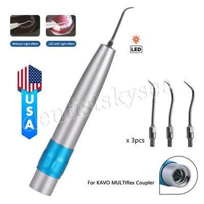 Dental Sonic L Dental Fiber Optic LED Air Scaler Handpiece Fit KaV Sonicflex