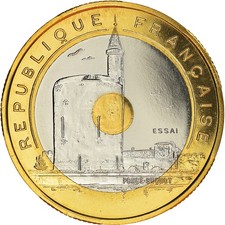 [#182899] Coin, France, Jeux Méditerranéens, 20 Francs, 1993, ESSAI, MS