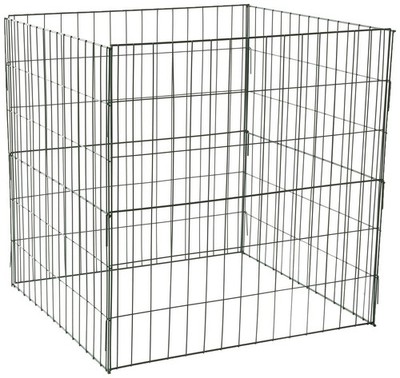Bosmere K765 Wire Compost Bin   30'' x 30'' x 30'' Outdoor Composting Bin wit