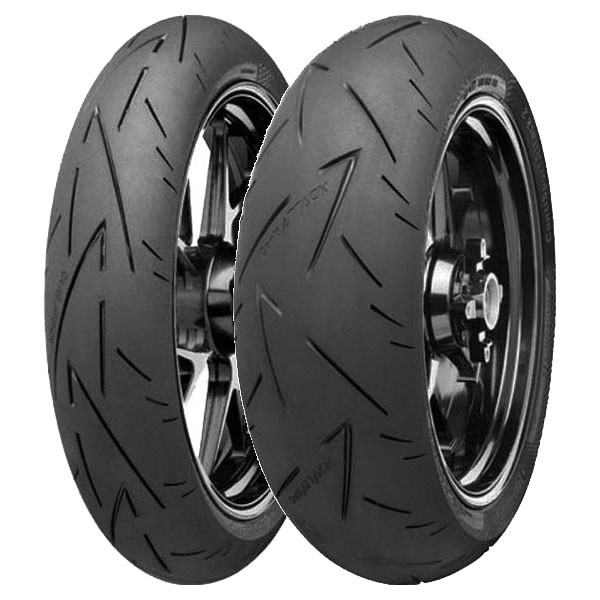TYRE PAIR CONTINENTAL 120/70-17 (58W) + 180/55-17 (73W) SPORTATTACK 2