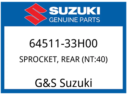 SPROCKET, REAR
