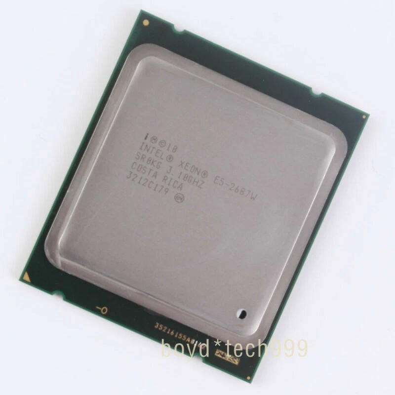 Intel Xeon E5-2687W 3.1GHz SR0KG 8 Core 20M 16 Threads LGA2011 CPU Processor - Image 2 of 4