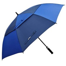 Golf Umbrella Large 58/62/68 Inch Automatic Open Golf 62 inch Navy/Royal Blue