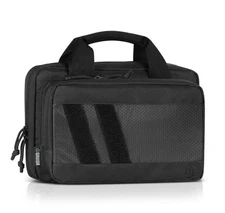 Savior Equipment Specialist Double Pistol Case Durable Strong Travel Black NWT